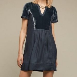 Maeve - Velvet Ingrid teal tunic dress - XS